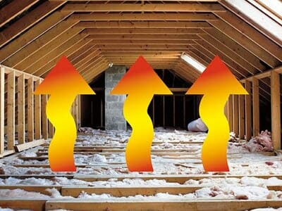 Radiant Heat Diagram of Attic