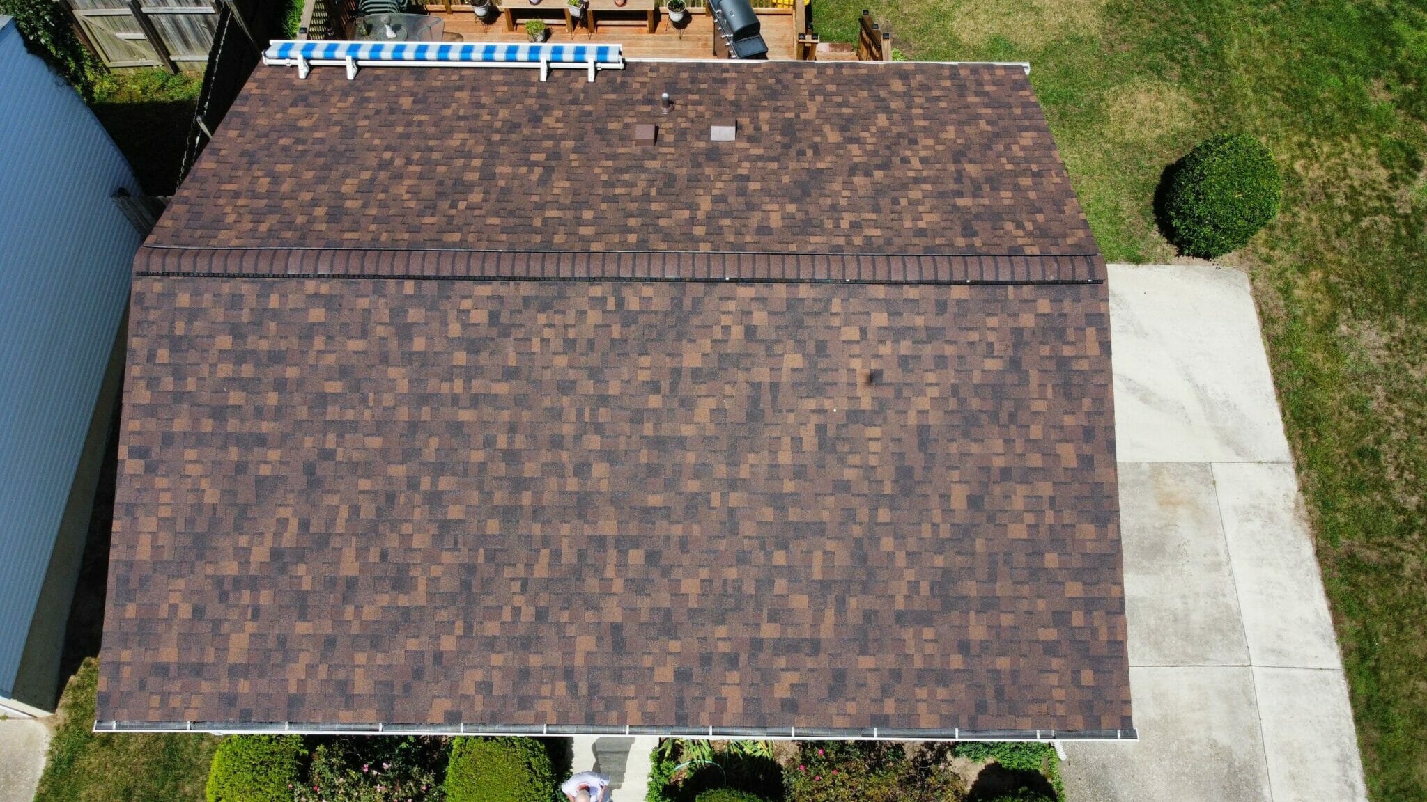 Full Roof Replacement using Owens Corning Brownwood in Pasadena MD